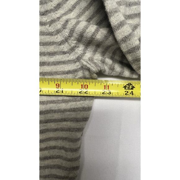 Lot Of 2- J Crew Men's Harbor Cotton Sweaters XL Crewneck Striped Navy Gray - Picture 7 of 10